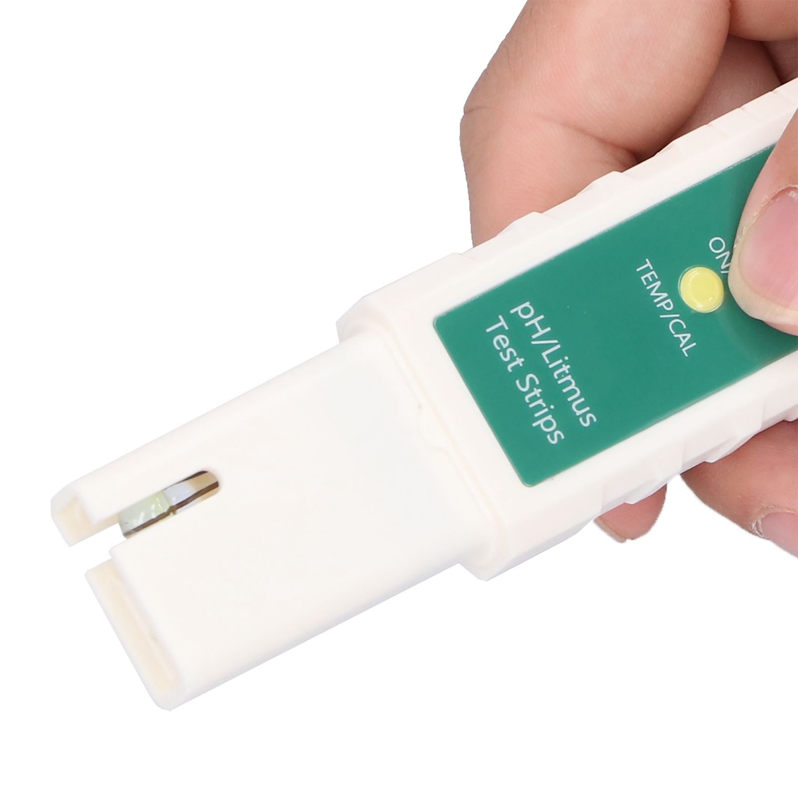 PH Meter Digital PH Tester Pen with Test Strip Function Thermometer for Drinking Pool Water