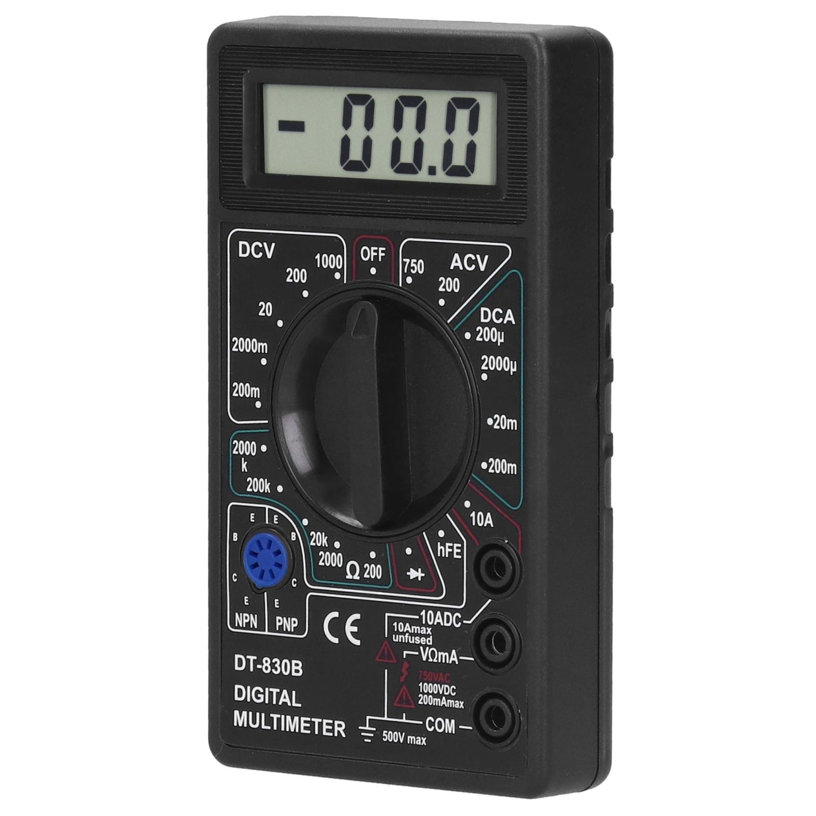 DT830B Multimeter Portable LCD Digital Electronic Voltmeter Ammeter for Electrician