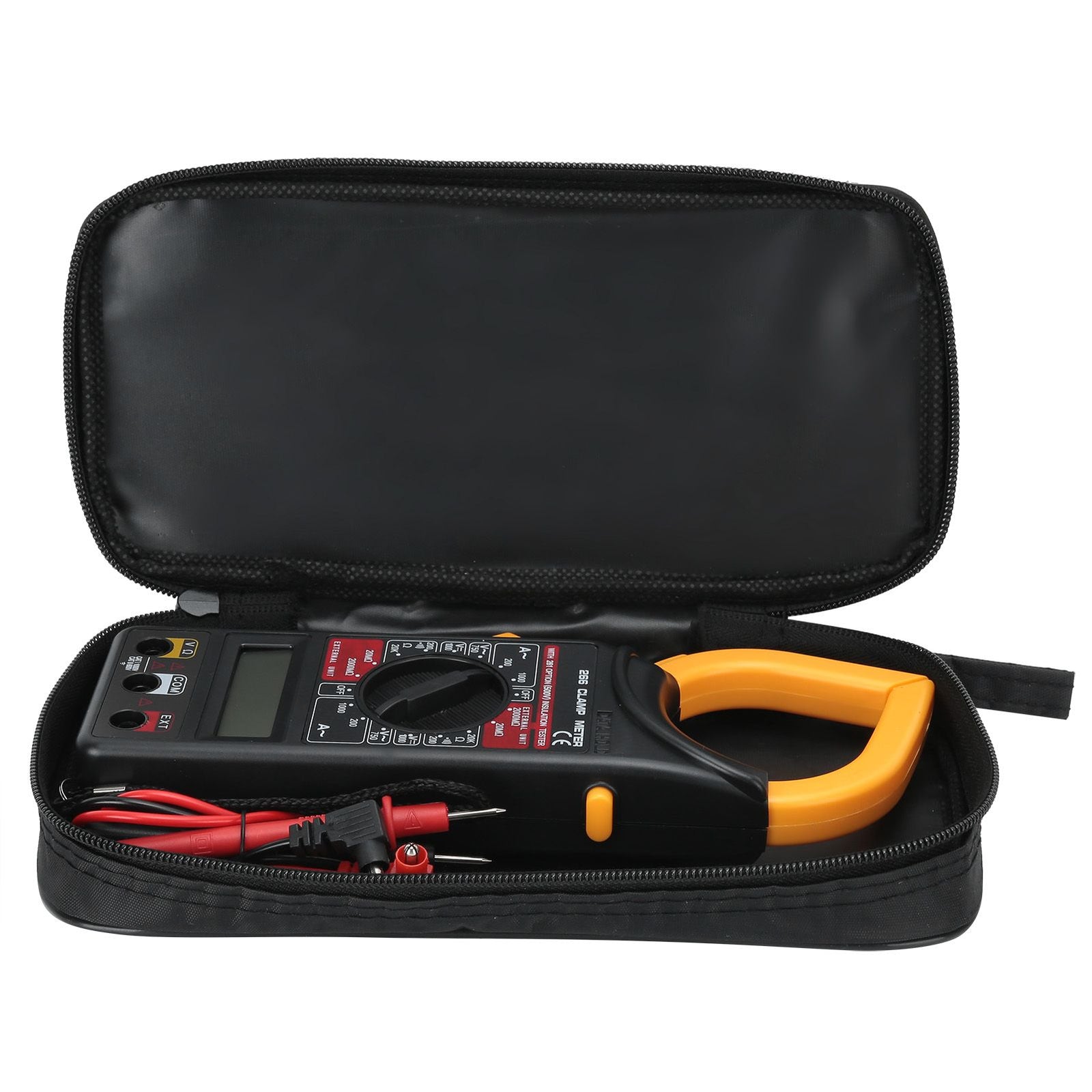 Digital Clamp Meter Handheld Ammeter Voltmeter Electronic Multimeter Measuring Tool DT‑266