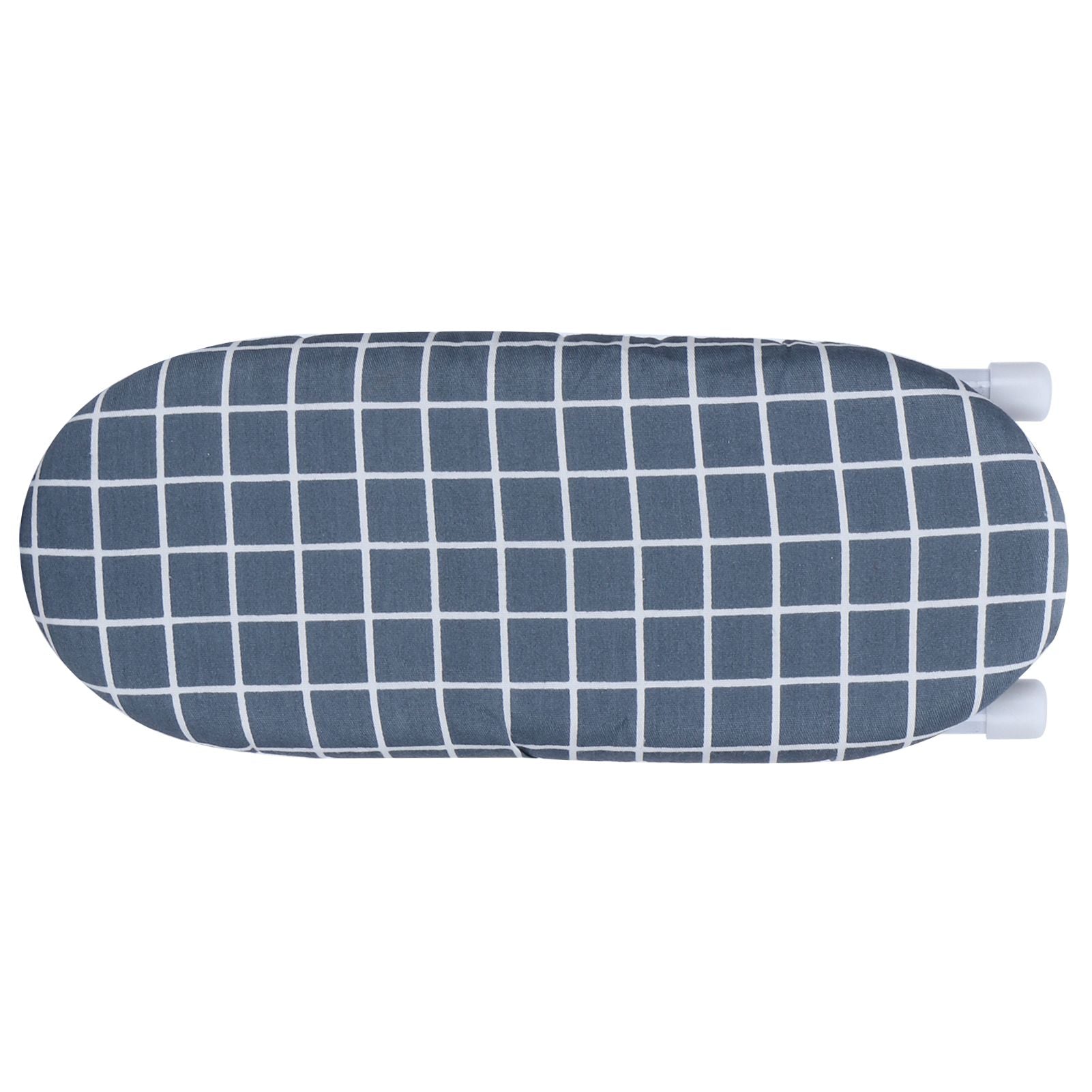 Mini Ironing Board Foldable Sleeve Cuffs Collars Ironing Table for Home Travel UseDark Blue Grid