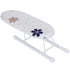 Mini Ironing Board Foldable Sleeve Cuffs Collars Ironing Table for Home Travel UseFlower Cluster
