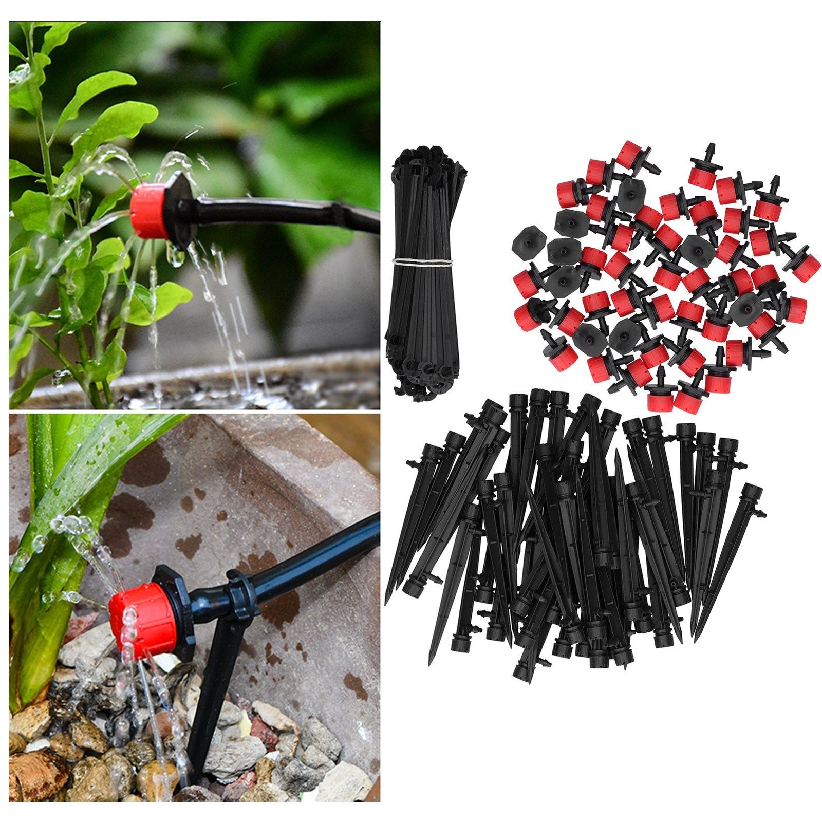 150PCS/Set Drip Irrigation Kit Water Drippers Garden Watering Sprinklers Accessories