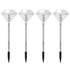 LED Solar Lights Outdoor Rainproof Landscape Street Lamp for Garden Lawn Yard Decoration