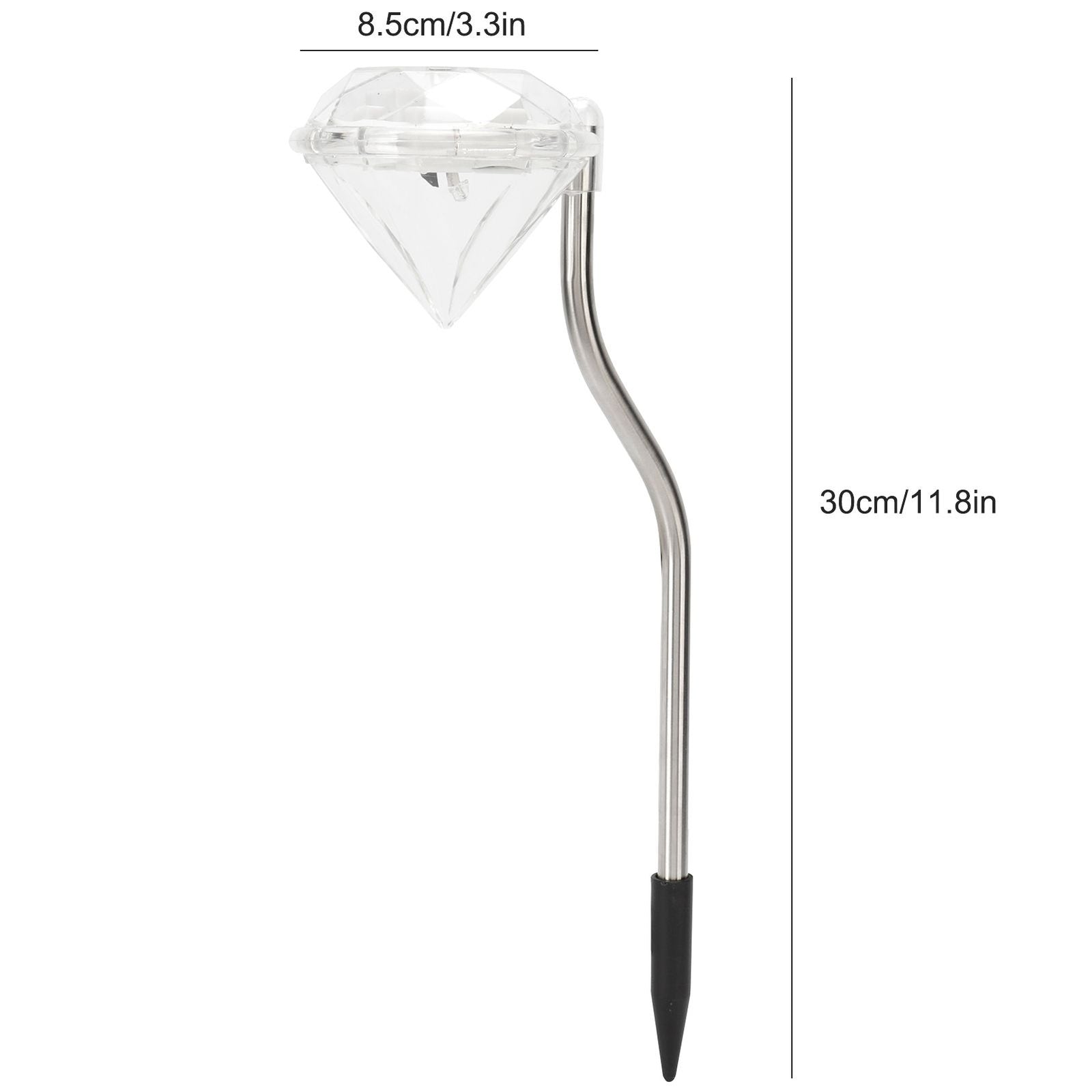 LED Solar Lights Outdoor Rainproof Landscape Street Lamp for Garden Lawn Yard Decoration