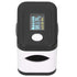 Fingertip Pulse Oximeter LED Screen Blood Oxygen Saturation Monitor with Lanyard Black