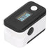 Fingertip Pulse Oximeter LED Screen Blood Oxygen Saturation Monitor with Lanyard Black