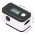 Fingertip Pulse Oximeter LED Screen Blood Oxygen Saturation Monitor with Lanyard Black