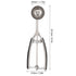 Ice Cream Spoon Stainless Steel Ice Cream Fruit Scoop Melon Baller Digging Ball for Kitchen44mm