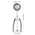 Ice Cream Spoon Stainless Steel Ice Cream Fruit Scoop Melon Baller Digging Ball for Kitchen55mm