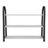 Plastic Aluminum Metal Standing Shoe Rack DIY Shoes Storage Shelf Home Organizer 3 Tiers