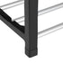 Plastic Aluminum Metal Standing Shoe Rack DIY Shoes Storage Shelf Home Organizer 3 Tiers