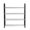 Plastic Aluminum Metal Standing Shoe Rack DIY Shoes Storage Shelf Home Organizer 4 Tiers