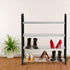 Plastic Aluminum Metal Standing Shoe Rack DIY Shoes Storage Shelf Home Organizer 4 Tiers