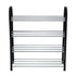 Plastic Aluminum Metal Standing Shoe Rack DIY Shoes Storage Shelf Home Organizer 4 Tiers