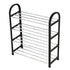 Plastic Aluminum Metal Standing Shoe Rack DIY Shoes Storage Shelf Home Organizer 4 Tiers