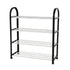Plastic Aluminum Metal Standing Shoe Rack DIY Shoes Storage Shelf Home Organizer 4 Tiers