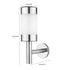 2Pcs Stainless Steel LED Solar Power Wall Mount Light Outdoor Garden Yard Sensor Lamp