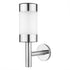 2Pcs Stainless Steel LED Solar Power Wall Mount Light Outdoor Garden Yard Sensor Lamp