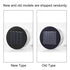 2Pcs Stainless Steel LED Solar Power Wall Mount Light Outdoor Garden Yard Sensor Lamp