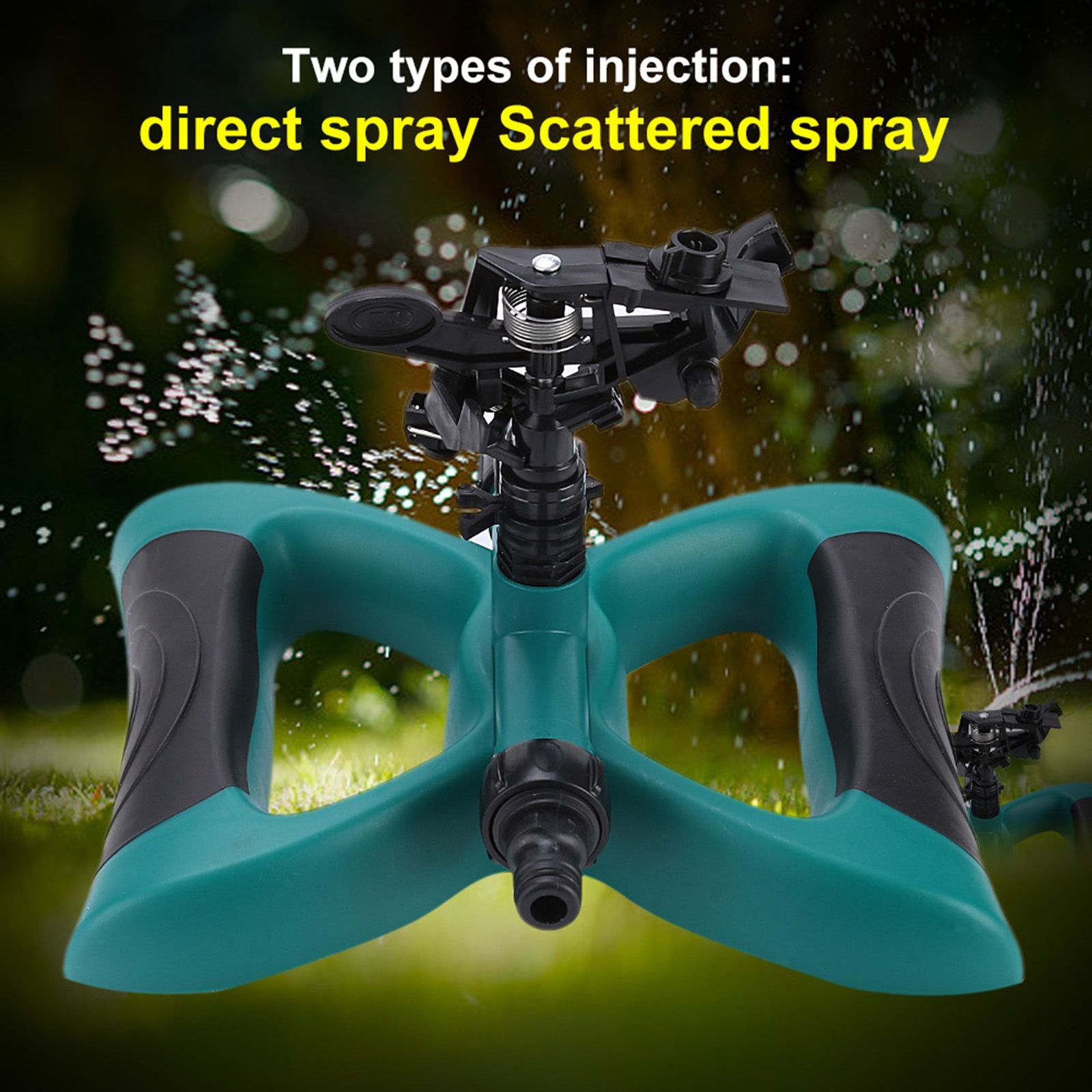 360° Fully Circle Rotating Watering Sprinkler Irrigation System Nozzle for Garden