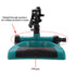 360° Fully Circle Rotating Watering Sprinkler Irrigation System Nozzle for Garden