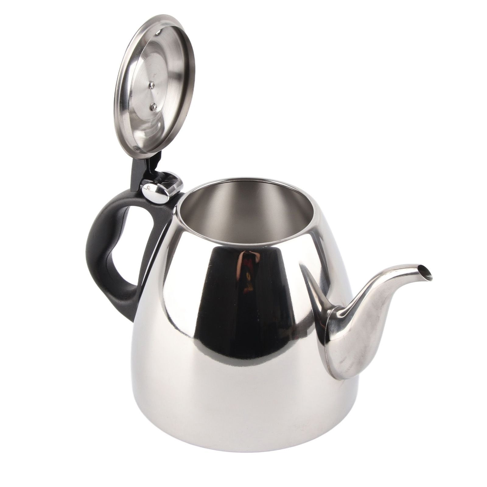 1.2l 1.5L Stainless Steel Stove Top Teapot Tea Coffee Pot Kettle Heat Resistant Handle 1.5L