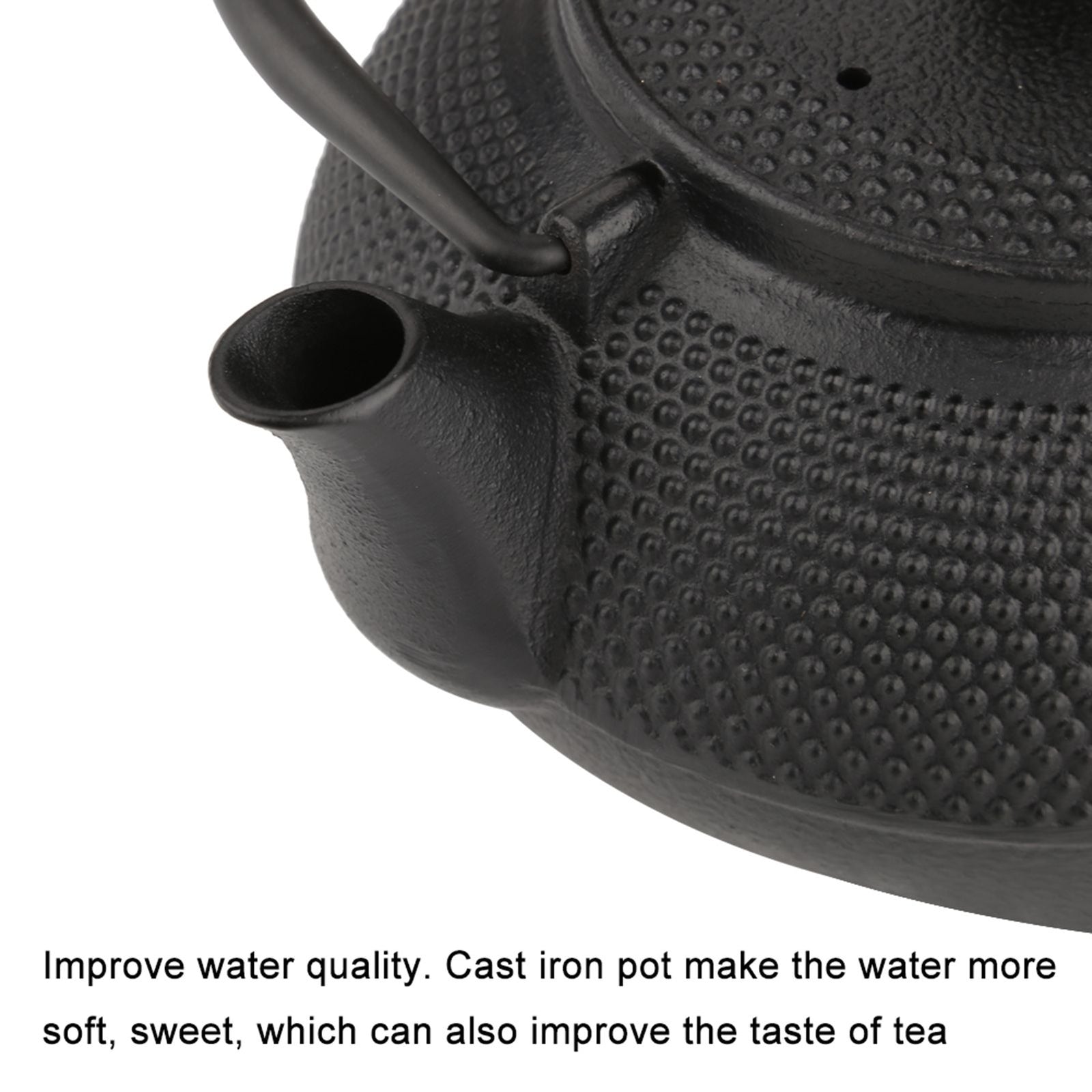 800ml Japanese Style Cast Iron Kettle Teapot Removable Infuser Strainer Tea Pot