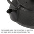 800ml Japanese Style Cast Iron Kettle Teapot Removable Infuser Strainer Tea Pot