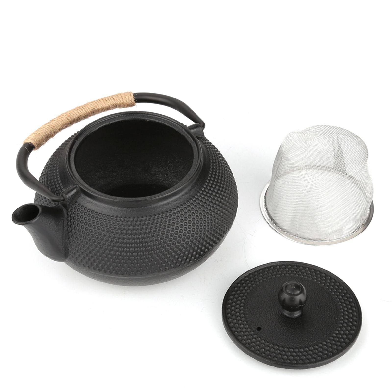 800ml Japanese Style Cast Iron Kettle Teapot Removable Infuser Strainer Tea Pot