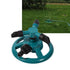 360° Fully Circle Rotating Watering Sprinkler Irrigation System 3 Nozzle Pipe Hose for Garden
