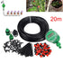 1 Set 20m Auto Timer Plant Self Watering Drip Irrigation Micro System Garden Dripper Hose Kits
