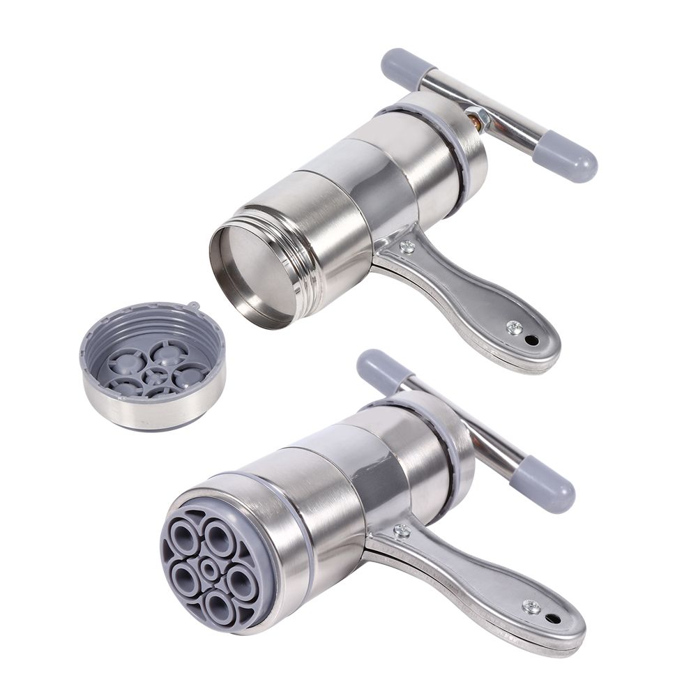 1pc Portable Manual Operated Stainless Steel Pasta Maker Noddle Juicer Pressure Making Machine