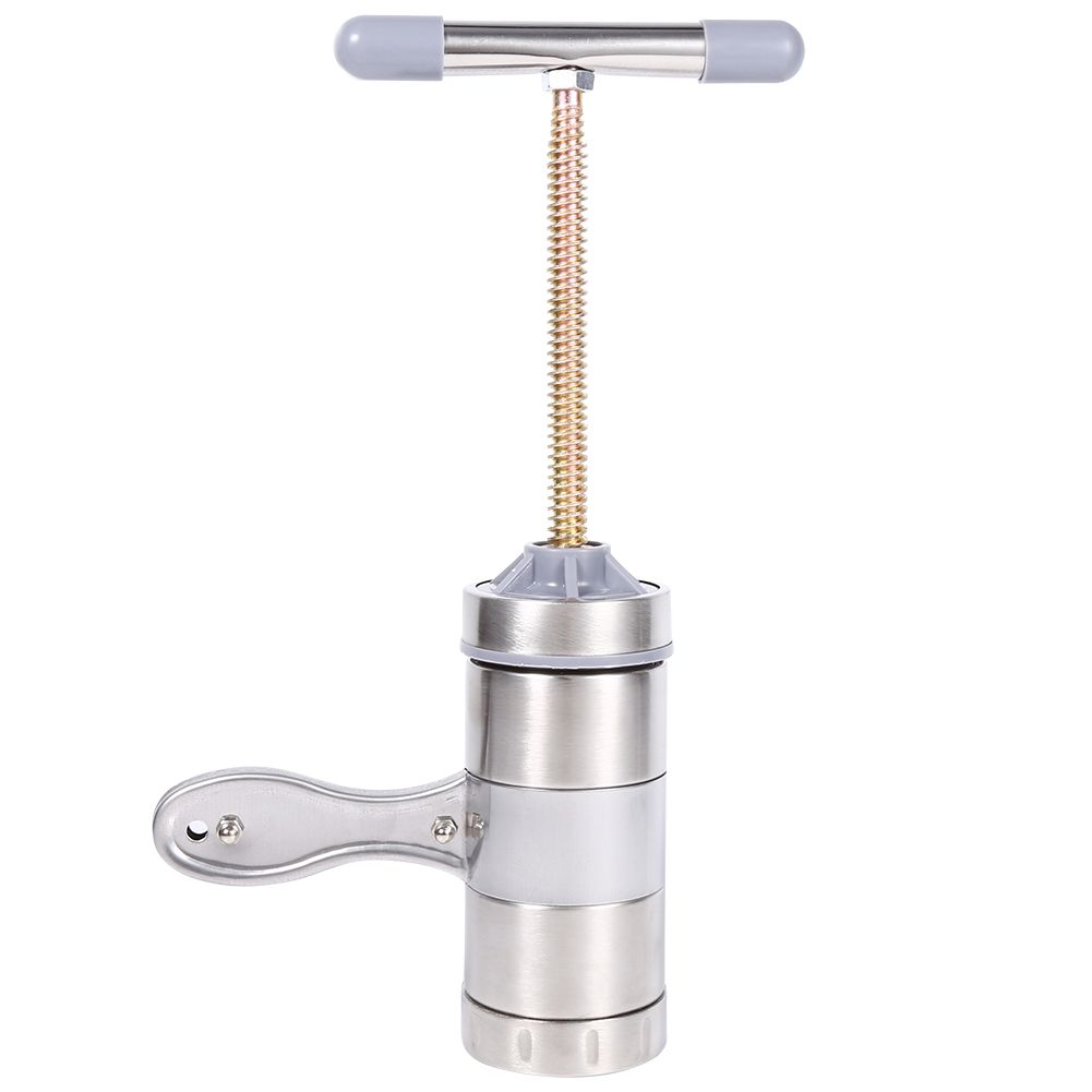 1pc Portable Manual Operated Stainless Steel Pasta Maker Noddle Juicer Pressure Making Machine