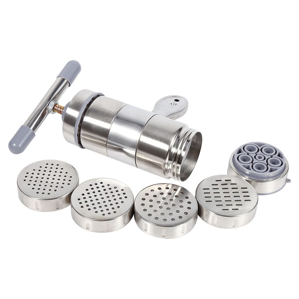 1pc Portable Manual Operated Stainless Steel Pasta Maker Noddle Juicer Pressure Making Machine