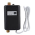 220V 3800W Mini Electric Tankless Instant Hot Water Heater Bathroom Kitchen Washing Black