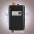 220V 3800W Mini Electric Tankless Instant Hot Water Heater Bathroom Kitchen Washing Black