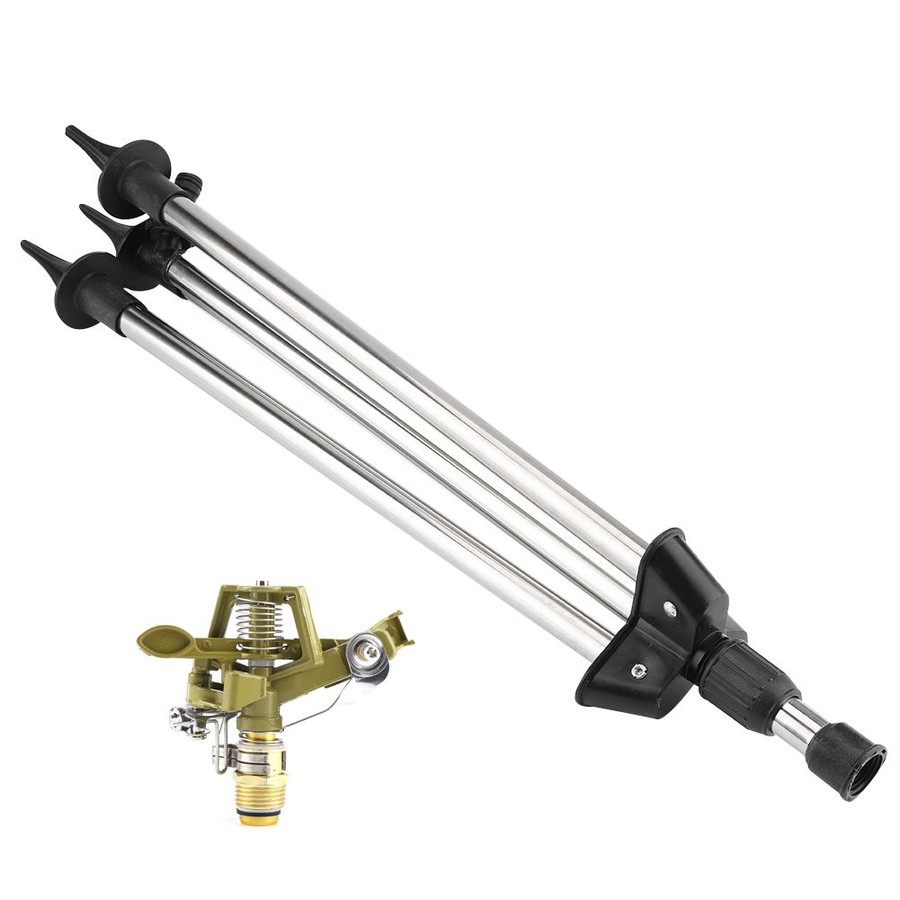 Stainless Steel Ground Insert Zinc Sprink Water Watering Sprinkler Sprayer Lawn Garden Yard