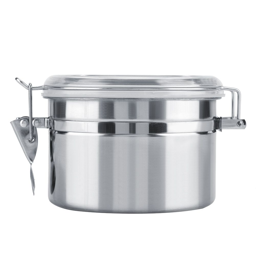 Stainless Steel Coffee Container Vacuum Sealed Storage Jar for Sugar Tea Bean(800ml)