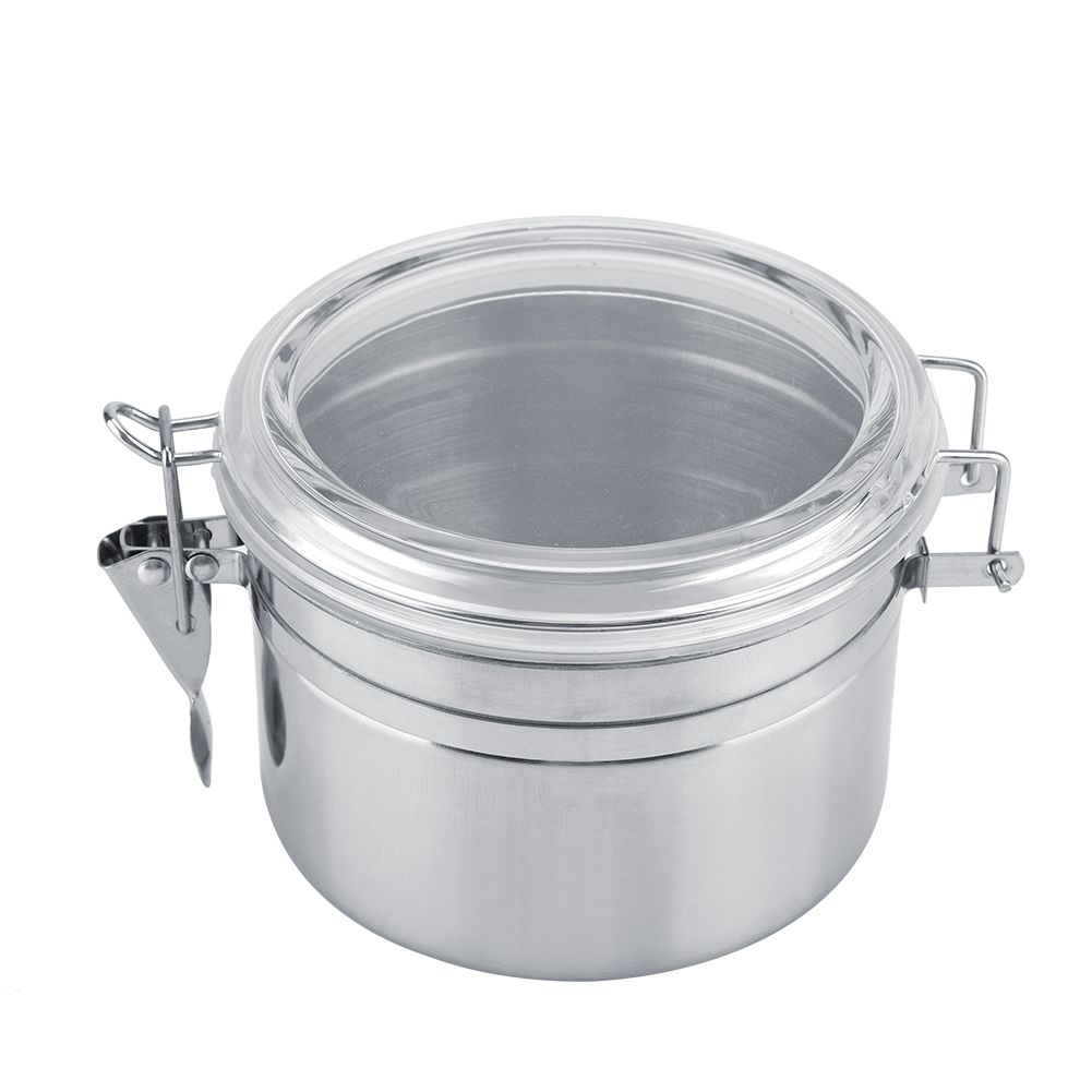 Stainless Steel Coffee Container Vacuum Sealed Storage Jar for Sugar Tea Bean(800ml)