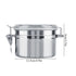 Stainless Steel Coffee Container Vacuum Sealed Storage Jar for Sugar Tea Bean(800ml)
