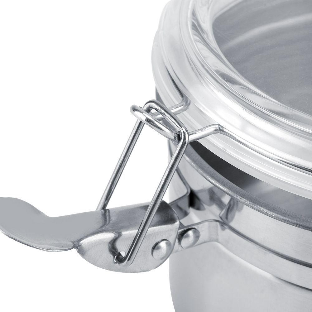 Stainless Steel Coffee Container Vacuum Sealed Storage Jar for Sugar Tea Bean(800ml)