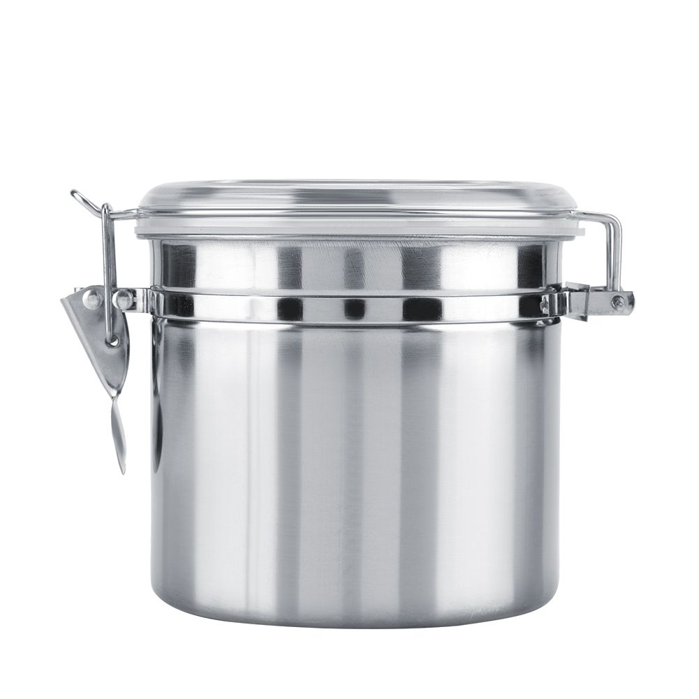 Stainless Steel Coffee Container Vacuum Sealed Storage Jar for Sugar Tea Bean(1100ml)