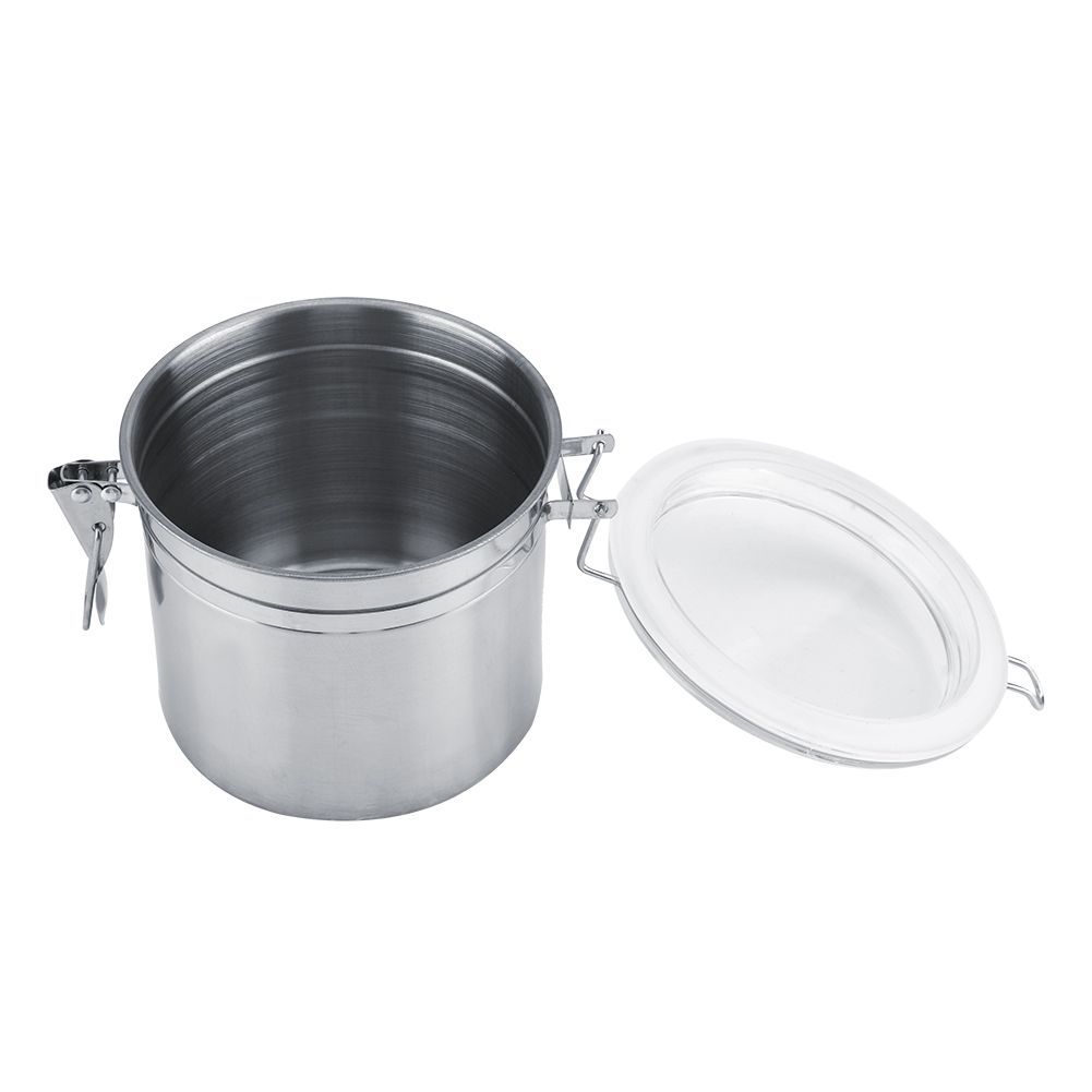 Stainless Steel Coffee Container Vacuum Sealed Storage Jar for Sugar Tea Bean(1100ml)