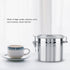 Stainless Steel Coffee Container Vacuum Sealed Storage Jar for Sugar Tea Bean(1100ml)