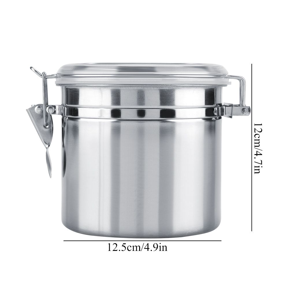 Stainless Steel Coffee Container Vacuum Sealed Storage Jar for Sugar Tea Bean(1100ml)
