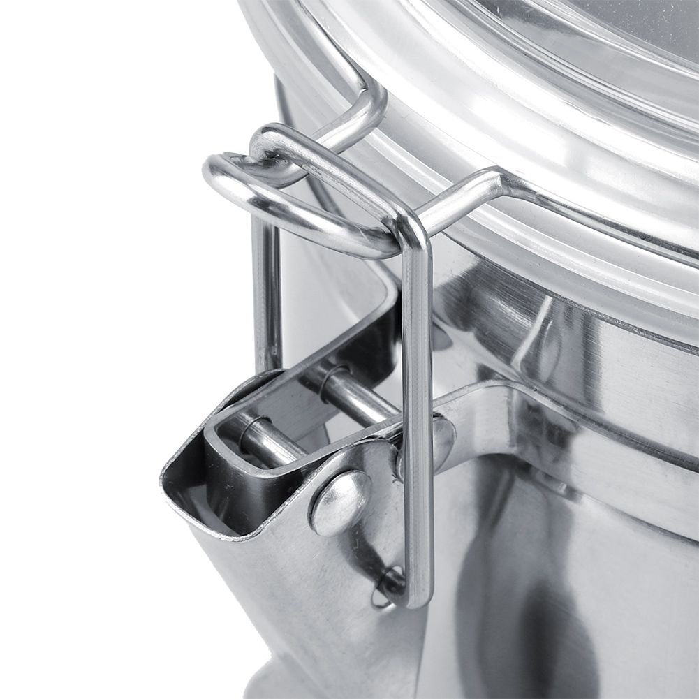 Stainless Steel Coffee Container Vacuum Sealed Storage Jar for Sugar Tea Bean(1100ml)