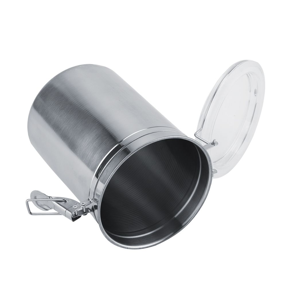 Stainless Steel Coffee Container Vacuum Sealed Storage Jar for Sugar Tea Bean(1800ml)