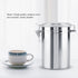 Stainless Steel Coffee Container Vacuum Sealed Storage Jar for Sugar Tea Bean(1800ml)