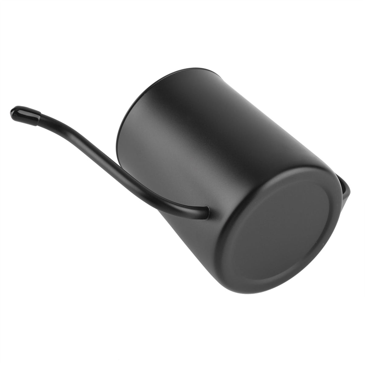 550ml Stainless Steel Long Gooseneck Coffee Pot Kettle with Lid for Home Kitchen Coffee Shop