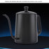 550ml Stainless Steel Long Gooseneck Coffee Pot Kettle with Lid for Home Kitchen Coffee Shop